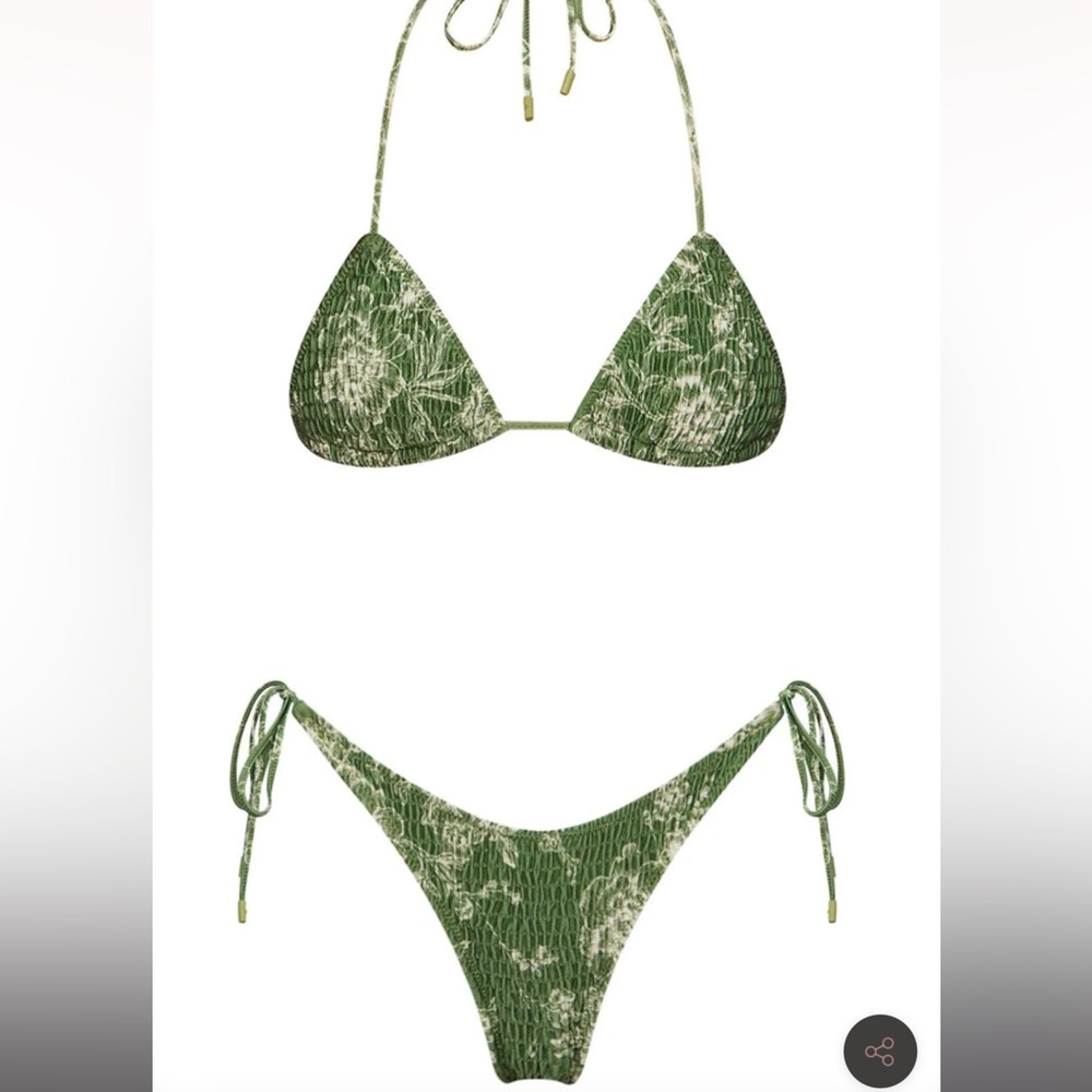 Triangl Vinca Green Bikini- XXS